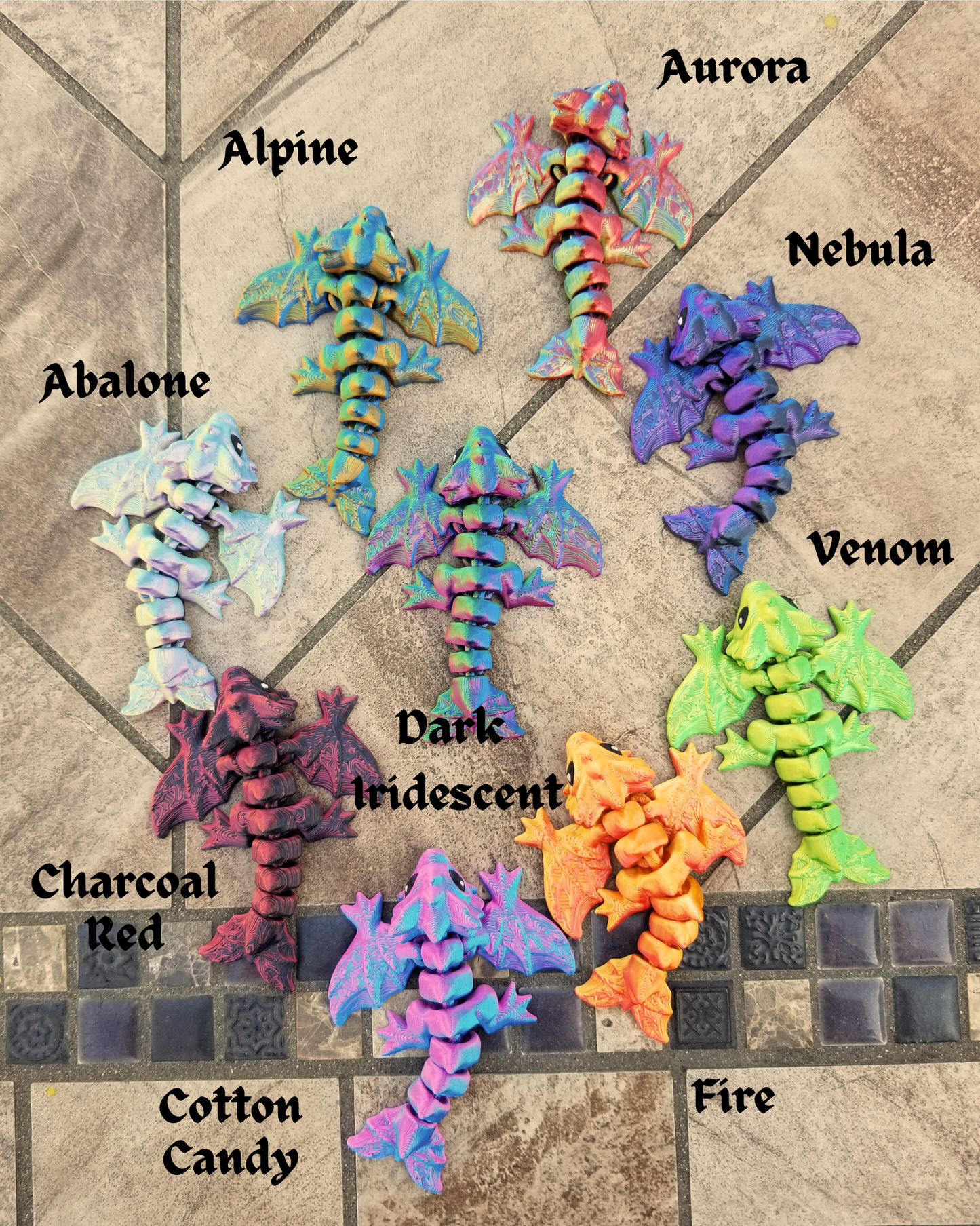 Tiny Wyverns - Color Shift Family