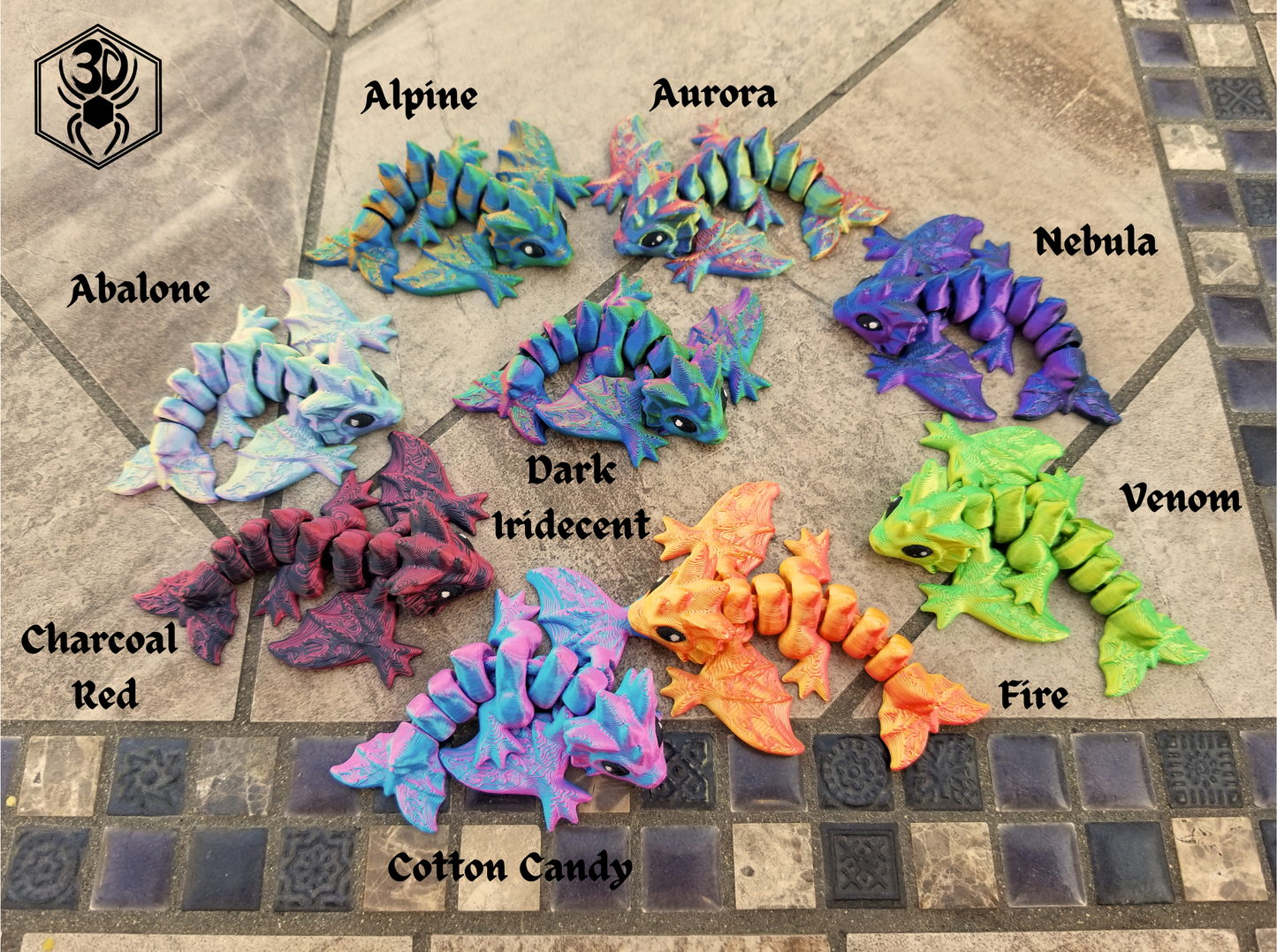 Tiny Wyverns - Color Shift Family