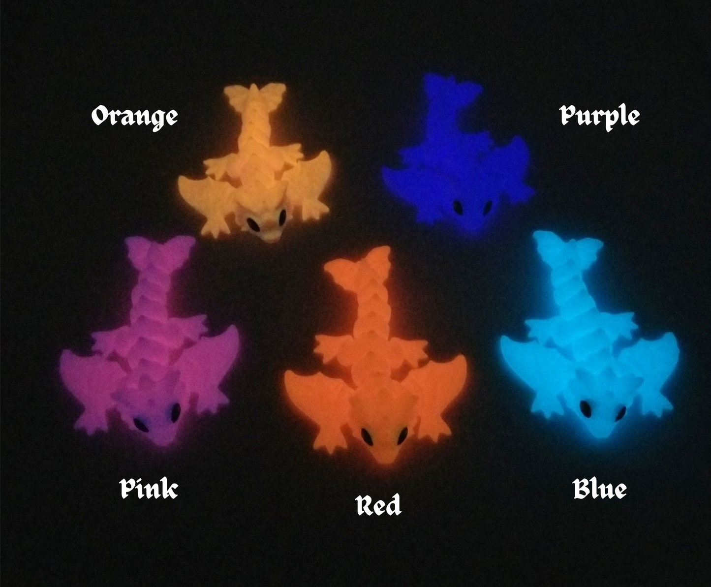 Tiny Wyverns - Glow-in-the-Dark Family