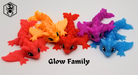 Tiny Wyverns - Glow-in-the-Dark Family