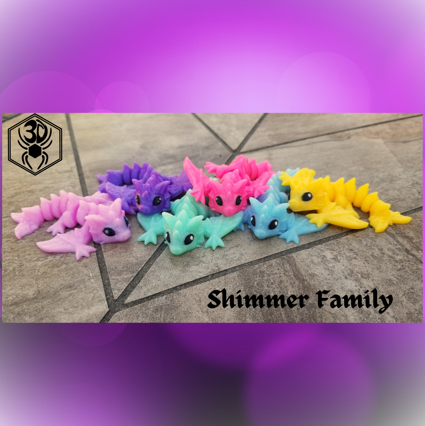 Tiny Wyverns - Shimmer Family